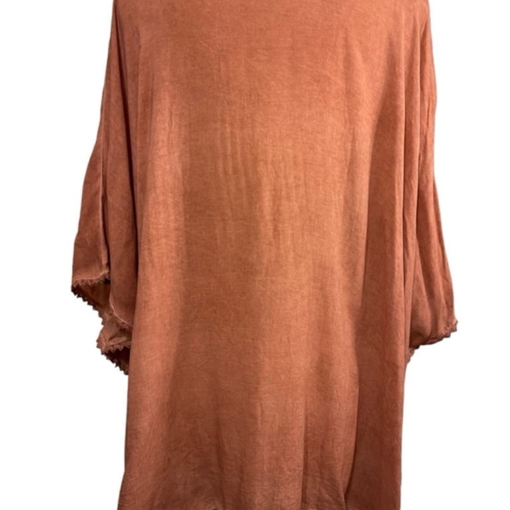 Andree by Unit rust color kimono styled top with … - image 6